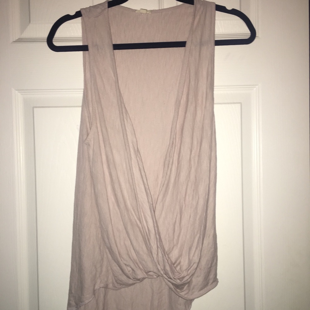 Free people lilac low cut tank